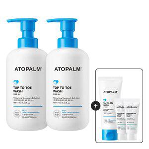아토팜 탑투토워시 460ml 2개 (gift 탑투토워시/수딩젤로션)