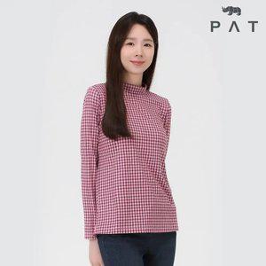[PAT 여성] 코트나 체크 목크넥 티셔츠_1I85482