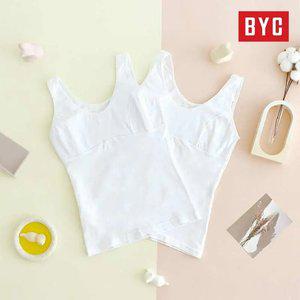 BYC 프리미엄 순면 주니어 학생용 브라런닝 2매
