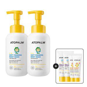 아토팜 키즈 소프트 포밍 바디 워시 460ml 2개 (gift 샴푸+선로션)