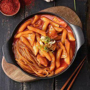 옥이네 떡볶이&쫄볶이 4팩 / 튀김만두 김말이 분식 골라담기
