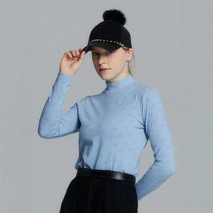[엘르골프] 여성 목크넥 티셔츠_6I65403