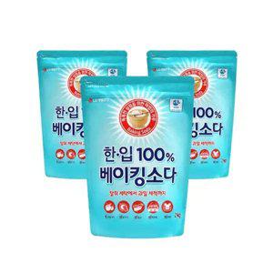 [내일도착]한입 100% 베이킹소다 2kgx3개