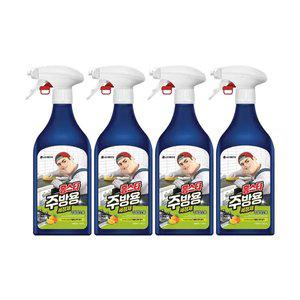 홈스타 맥스프레쉬 주방용 세정제 500ml, 4개