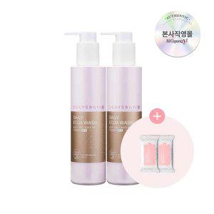 [질경이] 홈쇼핑 부문 1위 여성청결제 데일리 에코아워시 골드젤 200ml 2개+페미닌 티