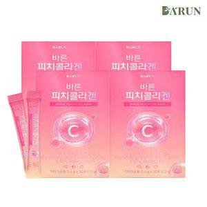 [바른] 저분자 피쉬 피치콜라겐 펩타이드 840mg 120포(4개월분) / 히알루론산 비타민C