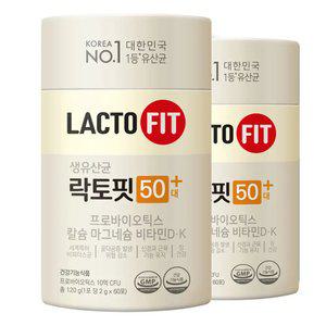 [혜택가 41,820원] 종근당건강 락토핏 50대+ , 60개입, 2개