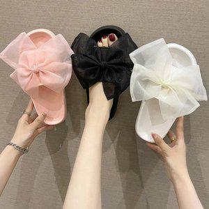 왕리본 슬리퍼 소프트 경량 사무실 푹신한 엄마 여성 편한 휴양지