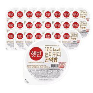 [CJ] 햇반 현미 귀리 곤약밥, 150g, 24개