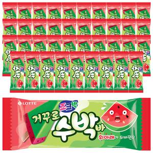 [슈팅냉동] 롯데웰푸드 거꾸로수박바, 75ml, 40개