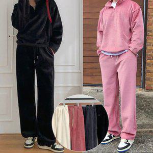 벨리 코듀로이 융기모 트레이닝 세트 4color / 남녀공용 빅사이즈 F, XL 융털 양털 겨