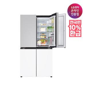 [환급체감가 172만원]LG 디오스 오브제컬렉션 매직스페이스T875MRH111 870L1등급 4도어