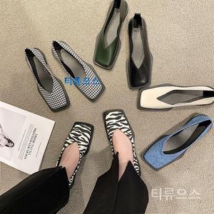 넓은 앞코 디자인 어느 발볼에나 너무 편한 여성 신상 수제 빈티지 패션 로퍼 2.5CM