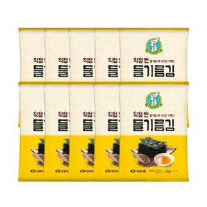 지도표 성경김 고소한 들기름 전장김 20g X 10봉