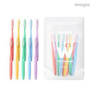 왕타 미니 베이직 파우치 칫솔 10개입