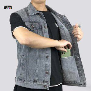 봄 데님 데일리 유니크 빈티지 남성청조끼 트렌드 여름