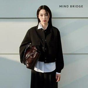 (택가 179,000) 마인드브릿지 여성 [COUTURE]크롭블루종점퍼 MYJP6271