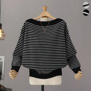 [모노시크] 투레인 보트넥 데일리 단가라 니트_MNKT214
