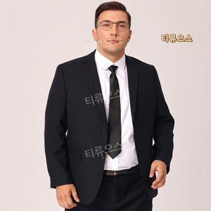 티류으스 남자 상복 빅사이즈 남성 장례식장 조끼 슈트 세트 검정 양복 블랙 수트 정장