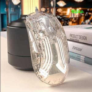 투명마우스 무선 저소음 LED 유선 마우스 마우스 티류으스
