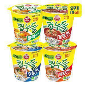 컵누들 BEST 4종 세트 (매콤6+우동6+참깨6+짬뽕6)