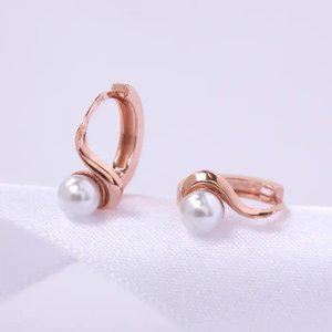 14k G.F 슈 진주 원터치 링 귀걸이(4mm) EA2105