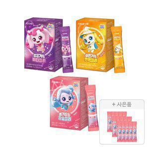 락피도 영양가득 비타젤리, 15포+아연가득면역젤리, 15포+뼈가튼튼칼슘젤리, 15포+증정
