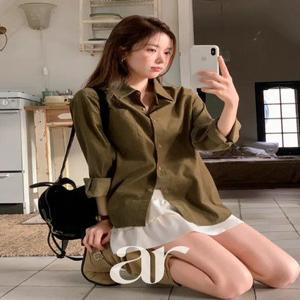 (MADE/가을을입어버림) 하루종일 예쁜 코듀로이 셔츠 bs8464