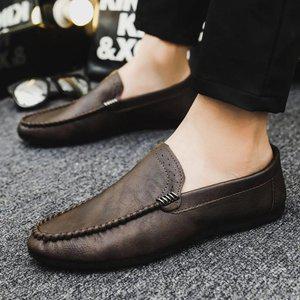 남성로퍼 가죽신발 남자단화 수제 비지니스 남자 신발 드라이빙