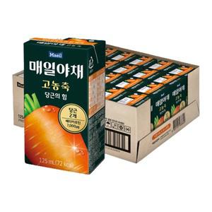 [매일] 매일야채 고농축 당근의힘, 125ml, 24개