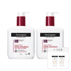 뉴트로지나 인텐스 리페어 시카 에멀젼 플로럴향 310ml, 2개+증정(아크네폼 10g, 2개)