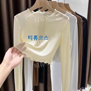 발레워머 상의 커버업 땀 배출 메쉬 성인발레복 티류으스