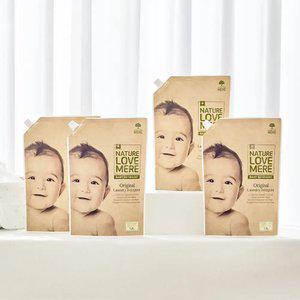 네이쳐러브메레 아기세탁세제 리필형 1300ml 4팩