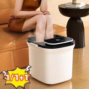 1/1+1[부모님 선물추천] 족욕조족욕기/발데우기/전자동가열마사지 항온 웰빙 혈자리