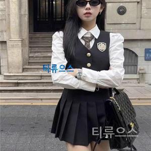 티류으스 프레피룩 영국교복 하이틴 졸업사진컨셉 스쿨 졸사 단체복