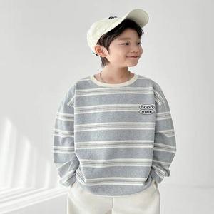 (리틀브로) (아동)B.포라인단가라티_멜란지+크림[티셔츠BFB4537D]