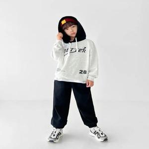 (리틀브로) (아동)B.배색상하세트_백멜란지[세트BFGP925D]