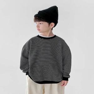 (리틀브로) (아동)카인드단가라맨투맨[티셔츠BFIB225C]