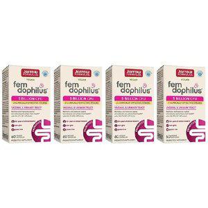 4개 Jarrow Formulas 자로우포뮬러스 여성유산균 펨도피러스 50억 60정