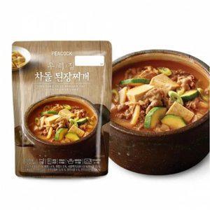 [피코크] 우리집 차돌된장찌개 500gx4팩