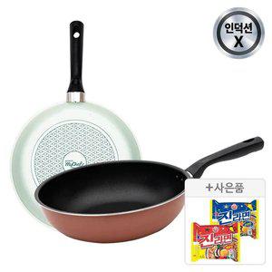 [20%즉할] 도루코 세븐티즈 (일반) 프라이팬28cm + 궁중팬 28cm