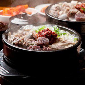 순수본가 병천 순대국밥 5팩+양념세트(다대기2+새우젓2)