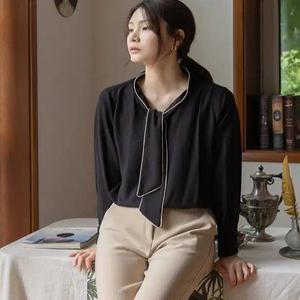 10월 한정 [엘리시아] (30%할인) [MADE] 쥬르 커프스 배색 타이 BL