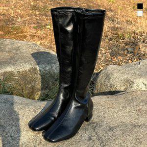 슈담 슬림라인 베이직 롱부츠_3.5cm