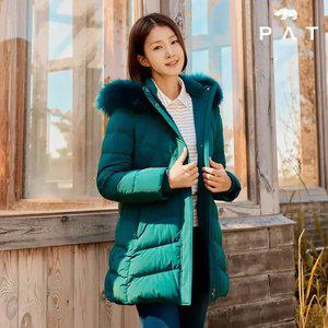 [PAT 여성] 폭스퍼 스트레치 구스다운 점퍼_1J82038