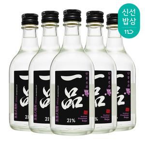 [품질보장]안동소주 일품 21도 350ml x5병 증류주