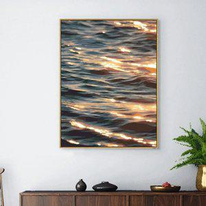 DIY 물결 윤슬 세로 사이즈 그림 그리기 드로잉 일러스트 유화