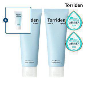 [SET] 토리든 다이브인 저분자 히알루론산 크림 80ml X 2개 (+수딩크림 20ml)