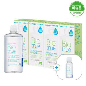[공식] 바슈롬 바이오트루 렌즈세척액 500ml x4개 (+60ml)