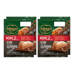 [CJ] 비비고 수제진한김치만두 400g, 2입, 2개 (총 4개)